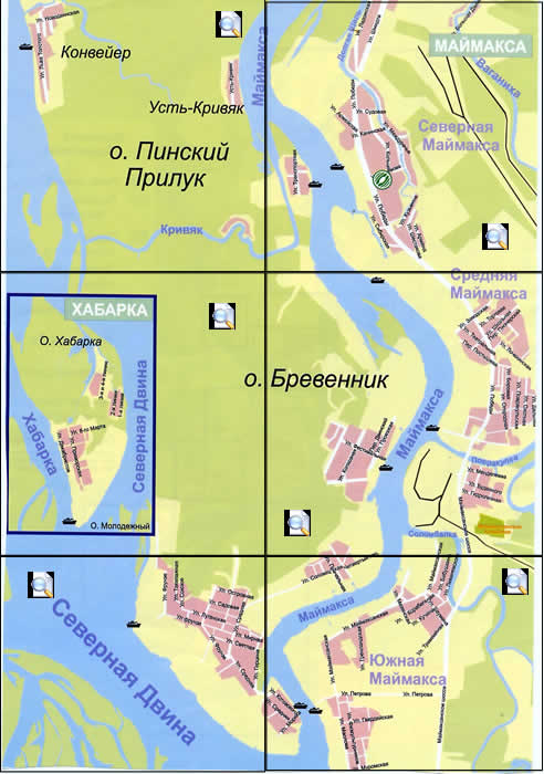 Хабарка остров архангельск карта